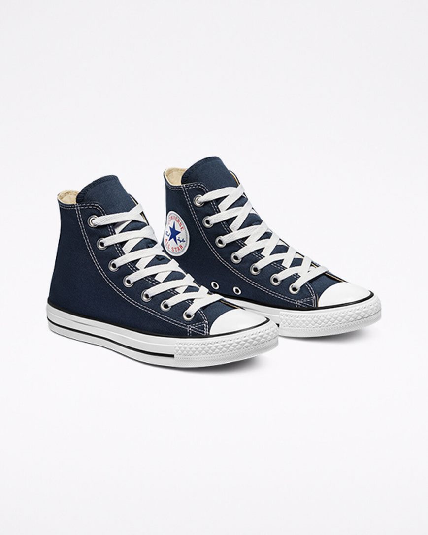 Women's Converse Chuck Taylor All Star Classic High Top Shoes Navy | AU C4350X
